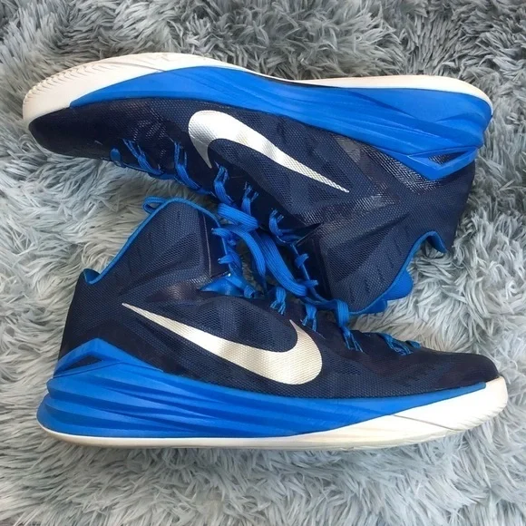 Nike HyperDunk Basketball Sneakers Blue Mens Size 15 - Picture 3 of 5
